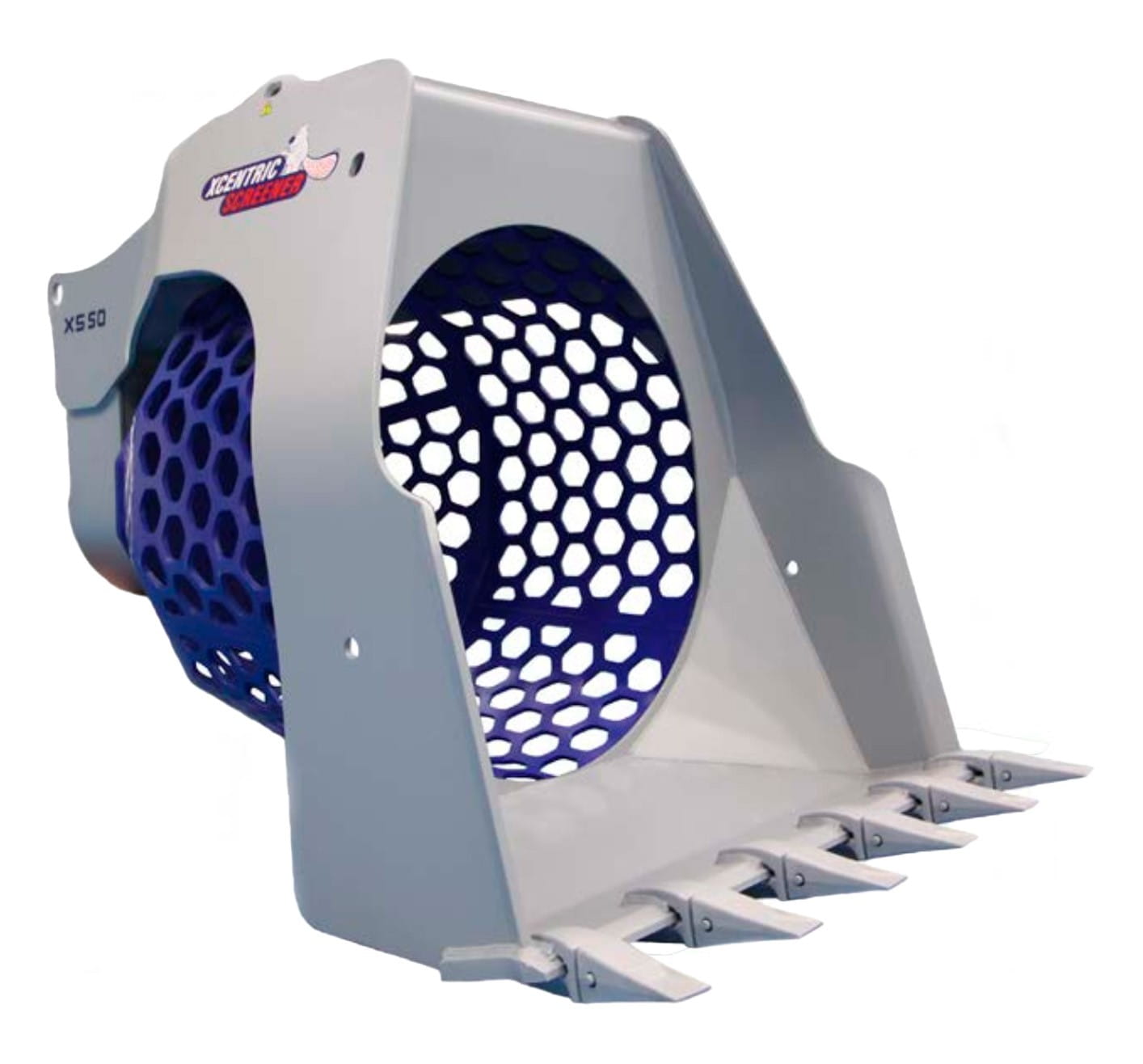 balde de crivo xcentric xs50 para escavadoras de 37 a 55 toneladas
