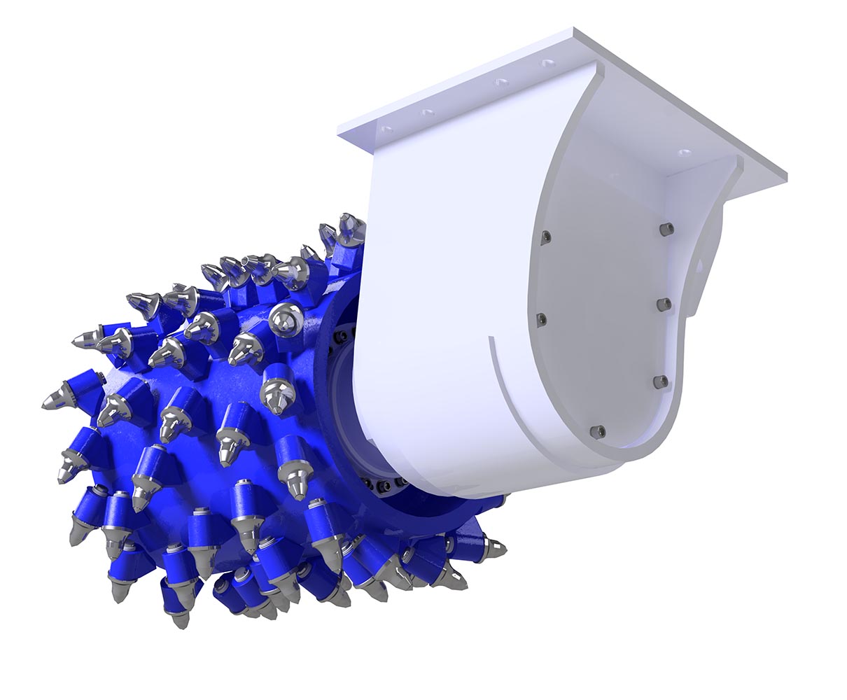 cabeça de corte kemroc es 60 hd para escavadoras de 15 a 23 toneladas