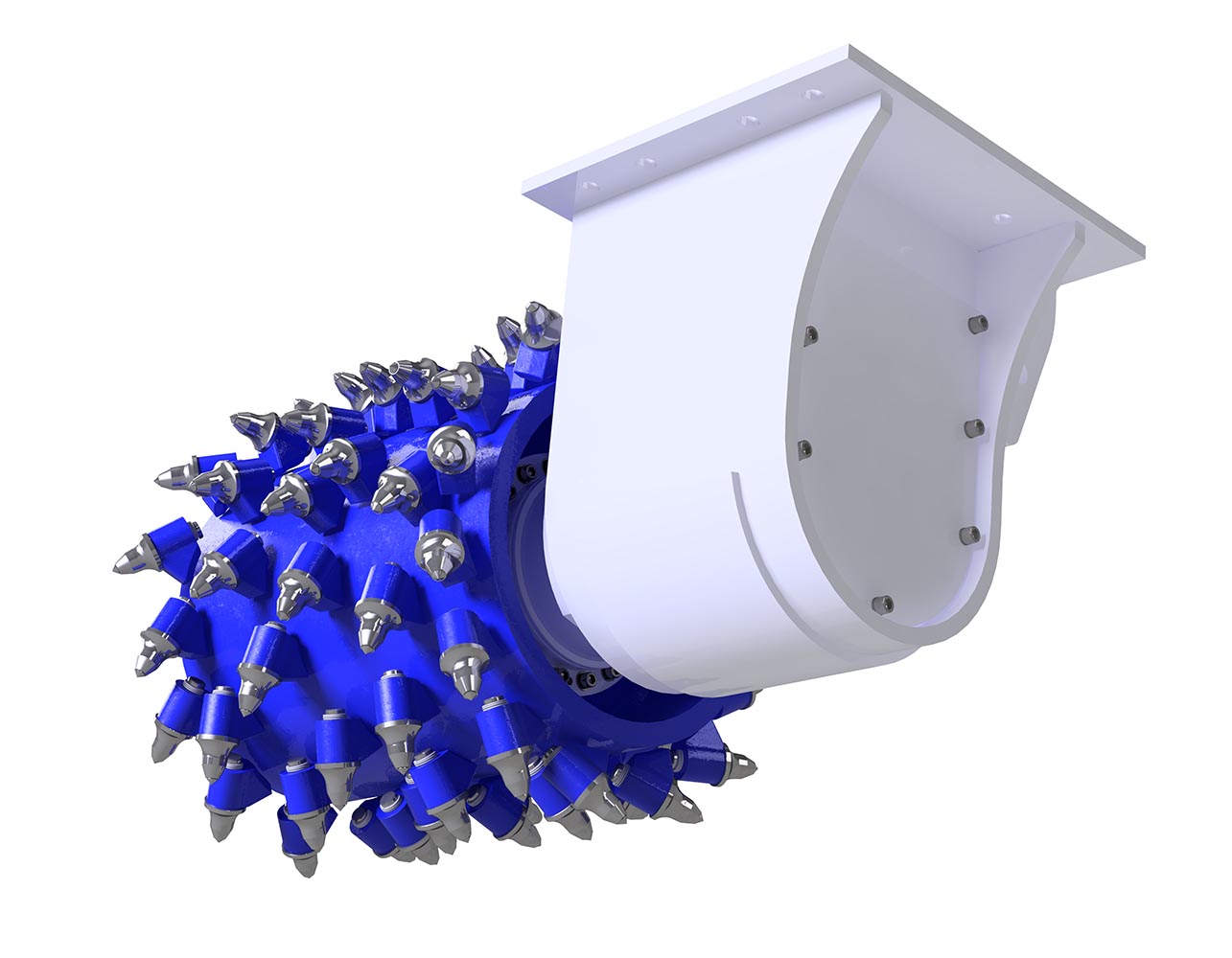 cabeça de corte kemroc es 20 hd para escavadoras de 2 a 4 toneladas