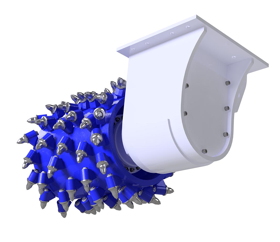 cabeça de corte kemroc es 90 hd para escavadoras de 20 a 30 toneladas