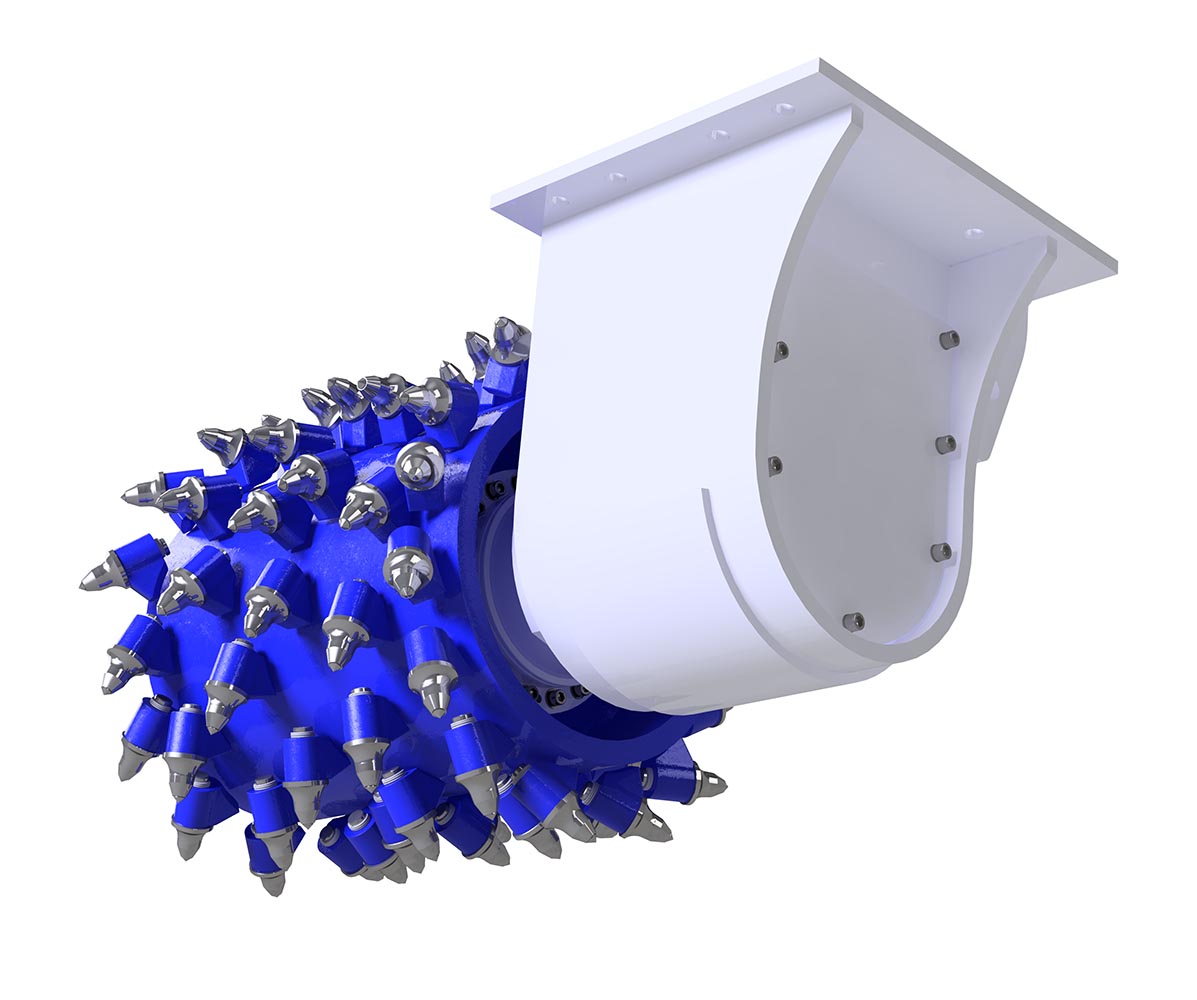 cabeça de corte kemroc es 30 hd para escavadoras de 5 a 10 toneladas