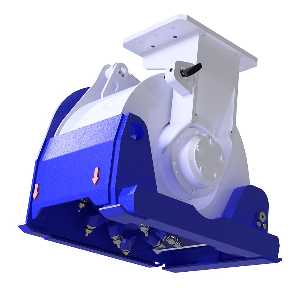 fresadora com controlo de profundidade kemroc ex 20 para escavadoras de 1 a 3 toneladas