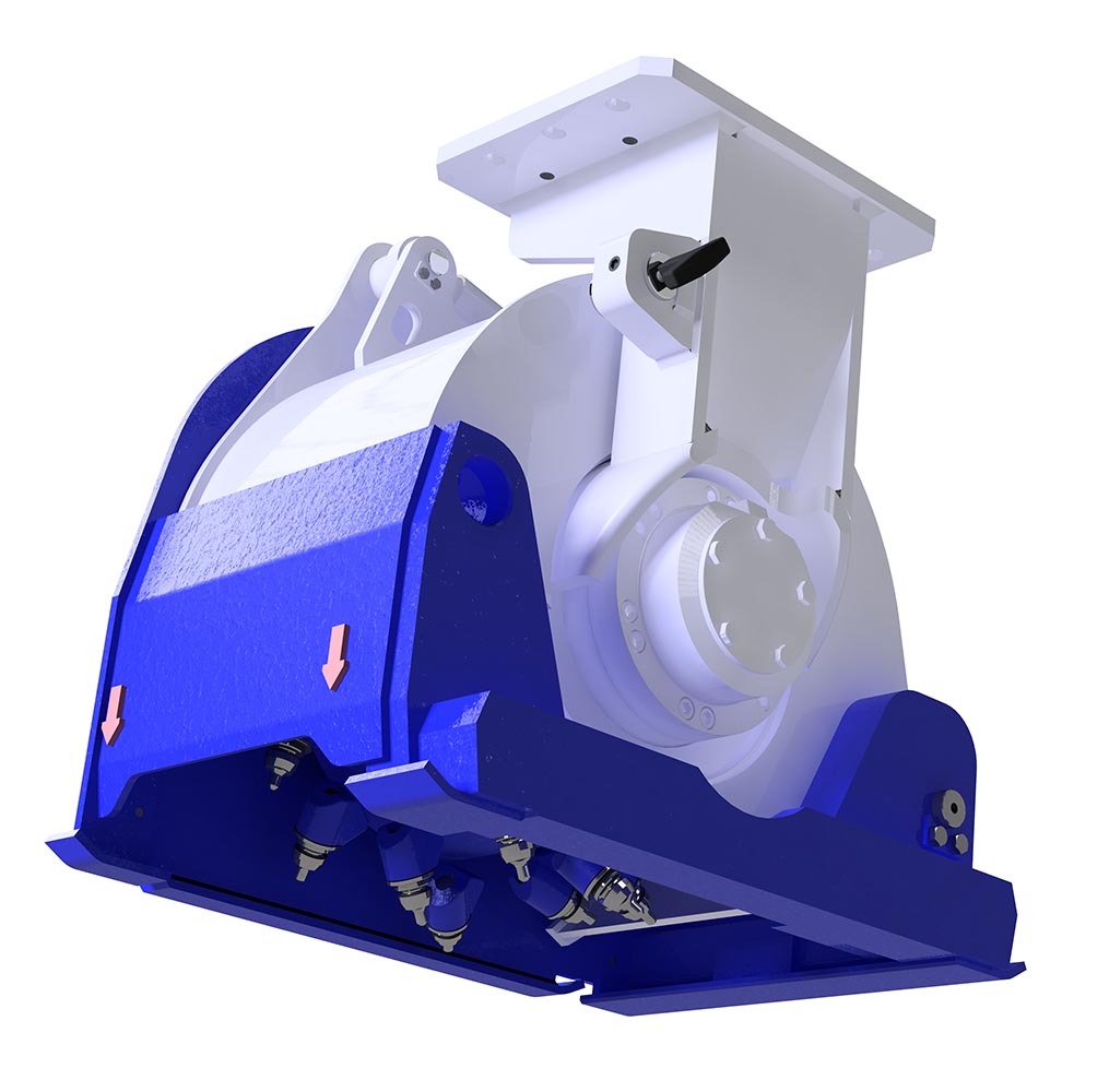 fresadora com controlo de profundidade kemroc ex 30 hd para escavadoras de 5 a 10 toneladas