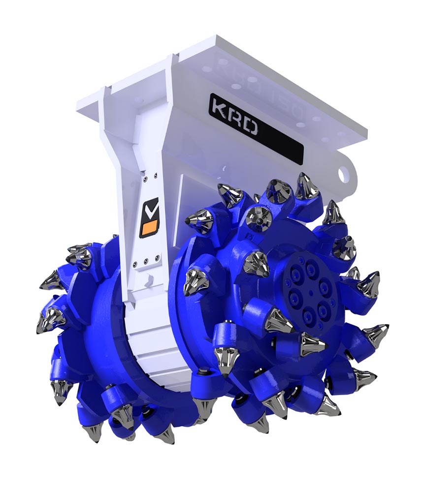 fresadora kemroc krd 100 para escavadoras de 20 a 40 toneladas