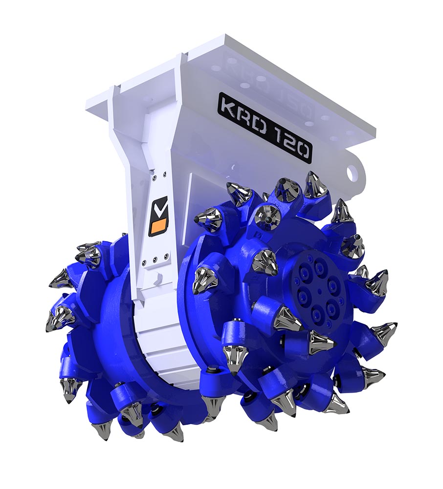 fresadora kemroc krd 120 para escavadoras de 25 a 40 toneladas