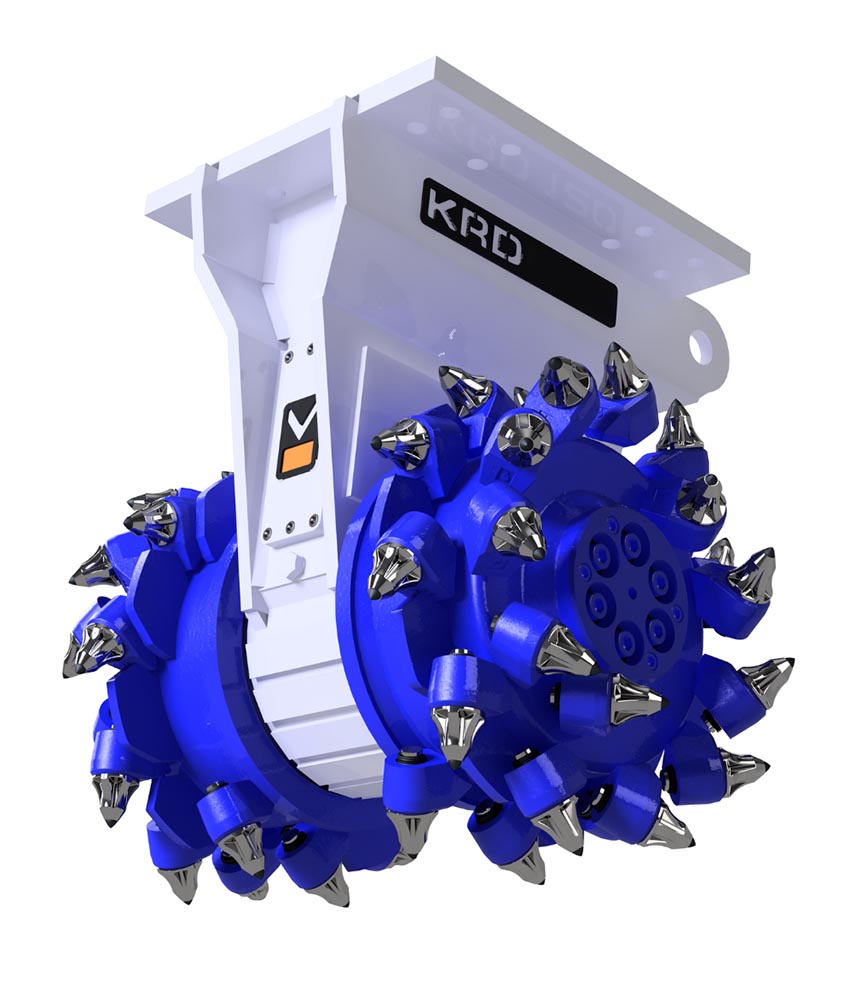 fresadora kemroc krd 15 para escavadoras de 0.5 a 2 toneladas