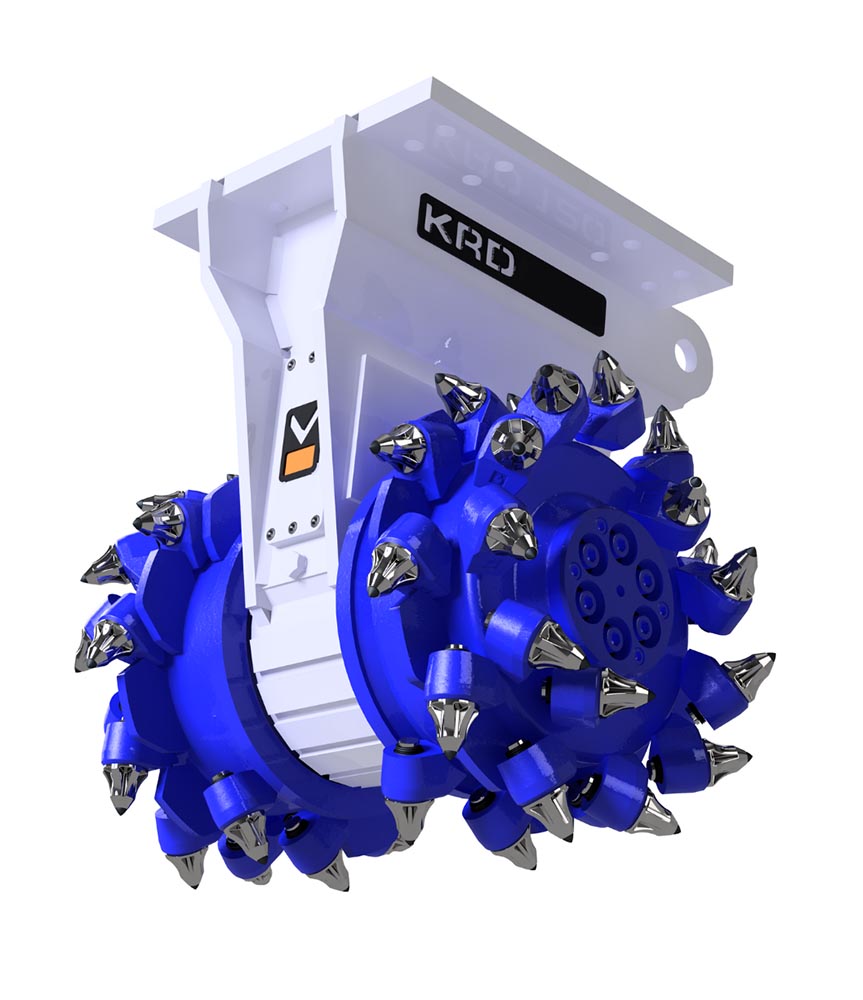 fresadora kemroc krd 150 para escavadoras de 30 a 40 toneladas