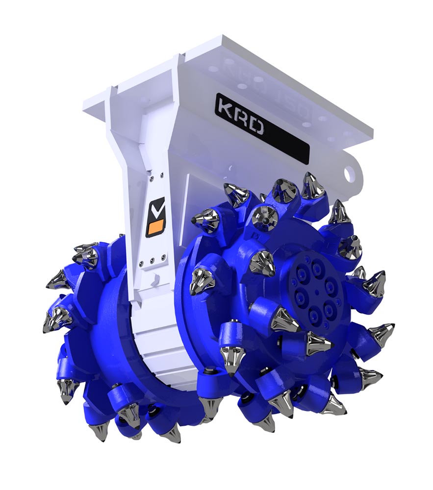 fresadora kemroc krd 165 para escavadoras de 35 a 50 toneladas