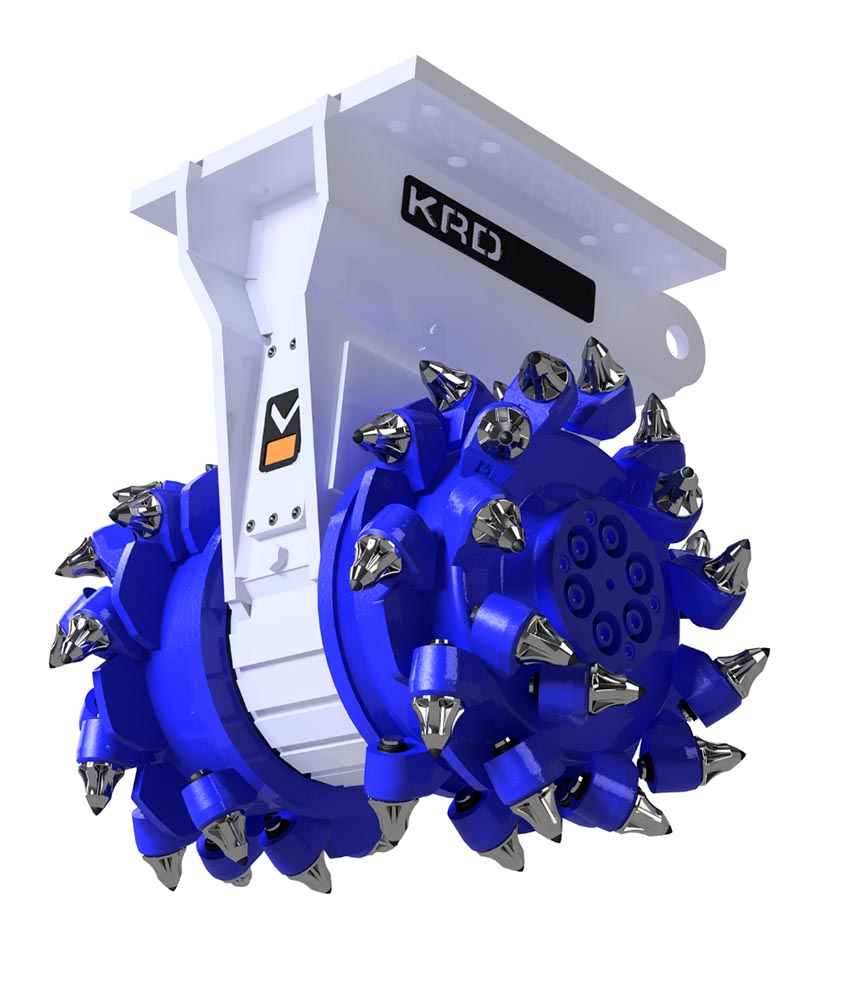 fresadora kemroc krd 18 para escavadoras de 2 a 4 toneladas