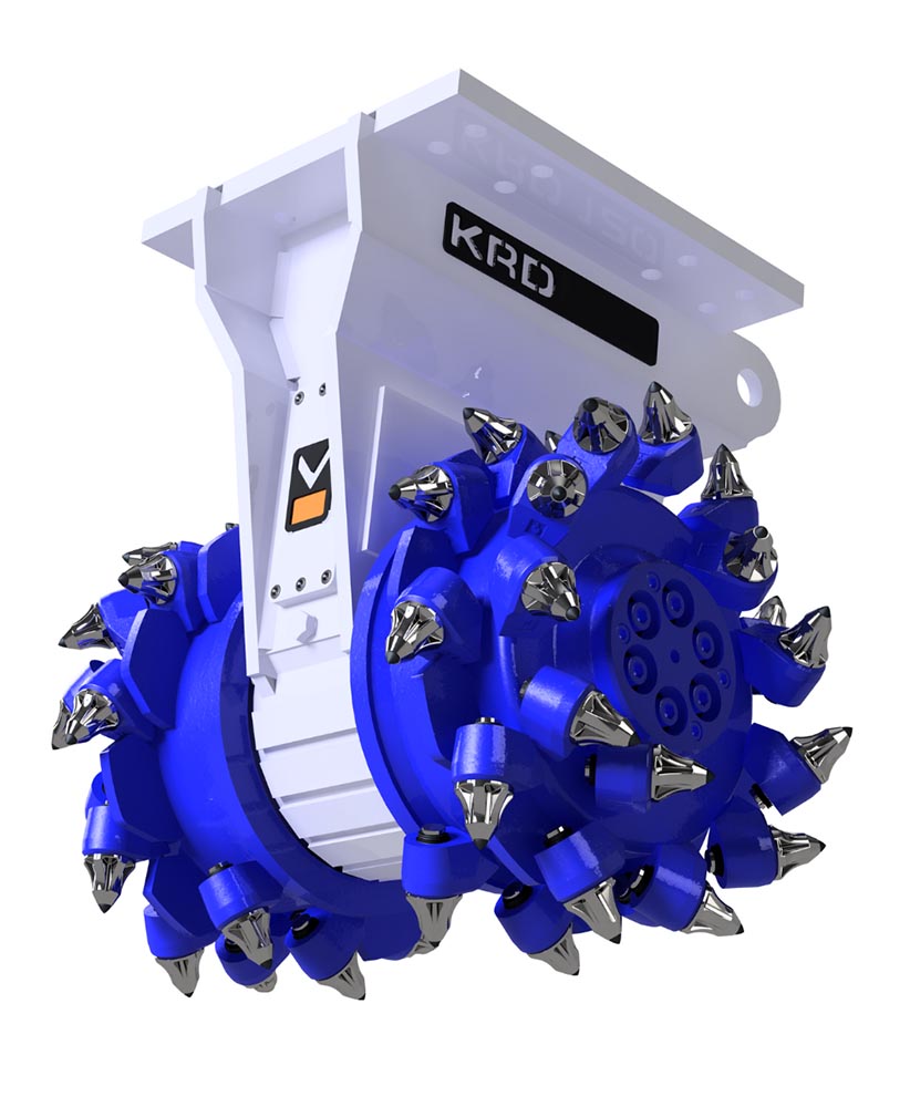 fresadora kemroc krd 30 para escavadoras de 5 a 8 toneladas