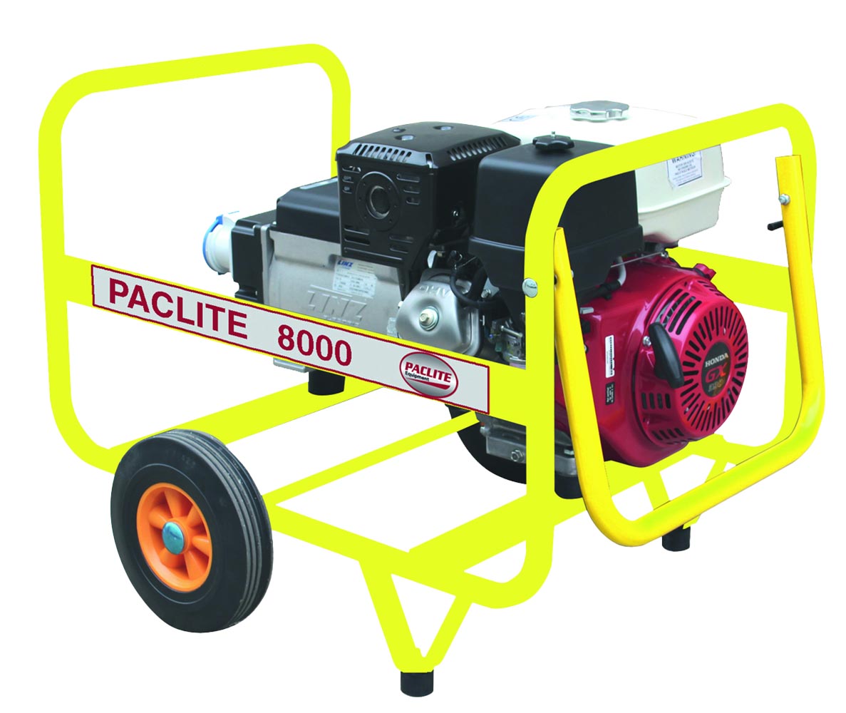 gerador de 8 kva a gasolina paclite pac-gen 8000