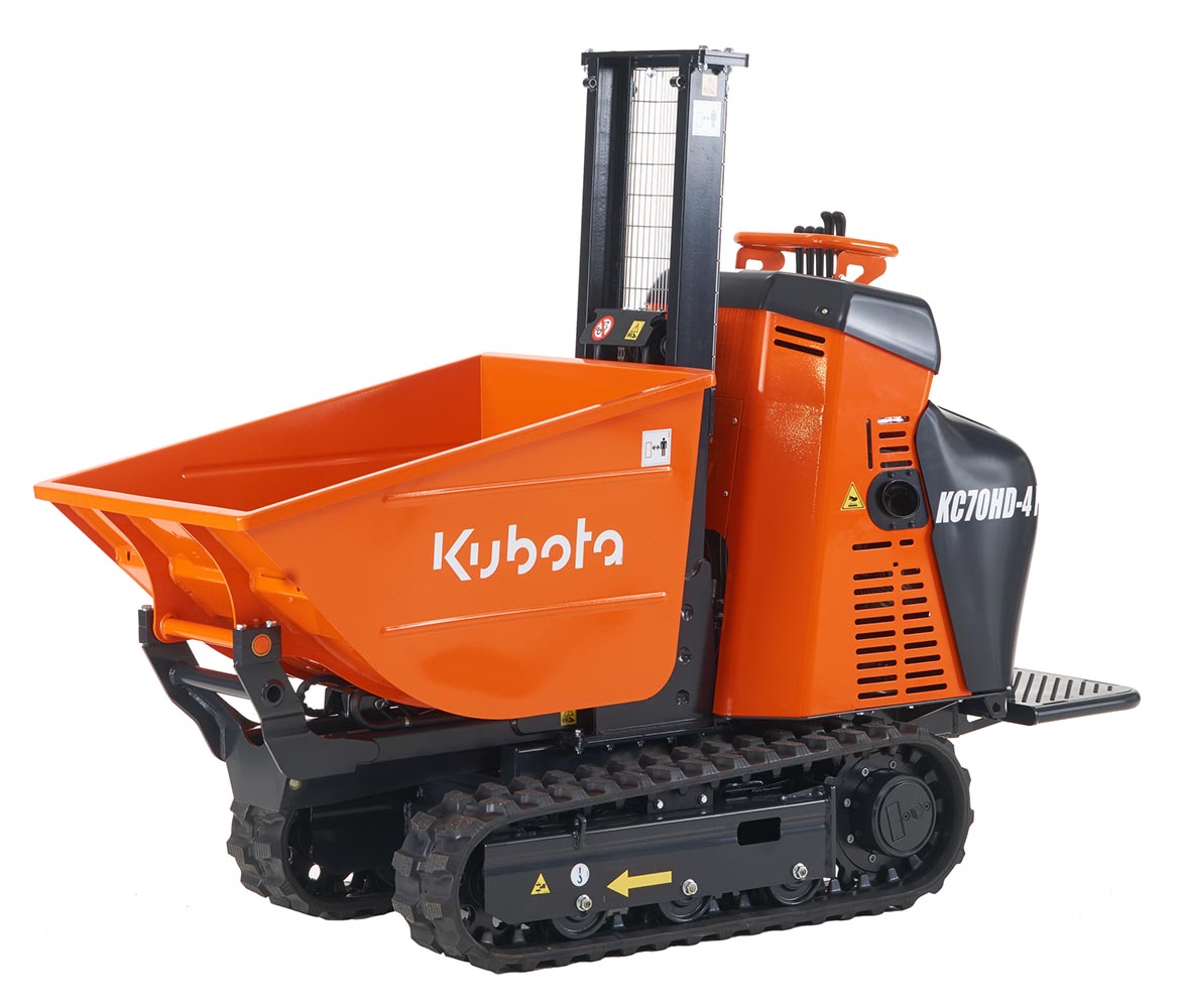 mini dumper de rastos kubota kc70hd-4p