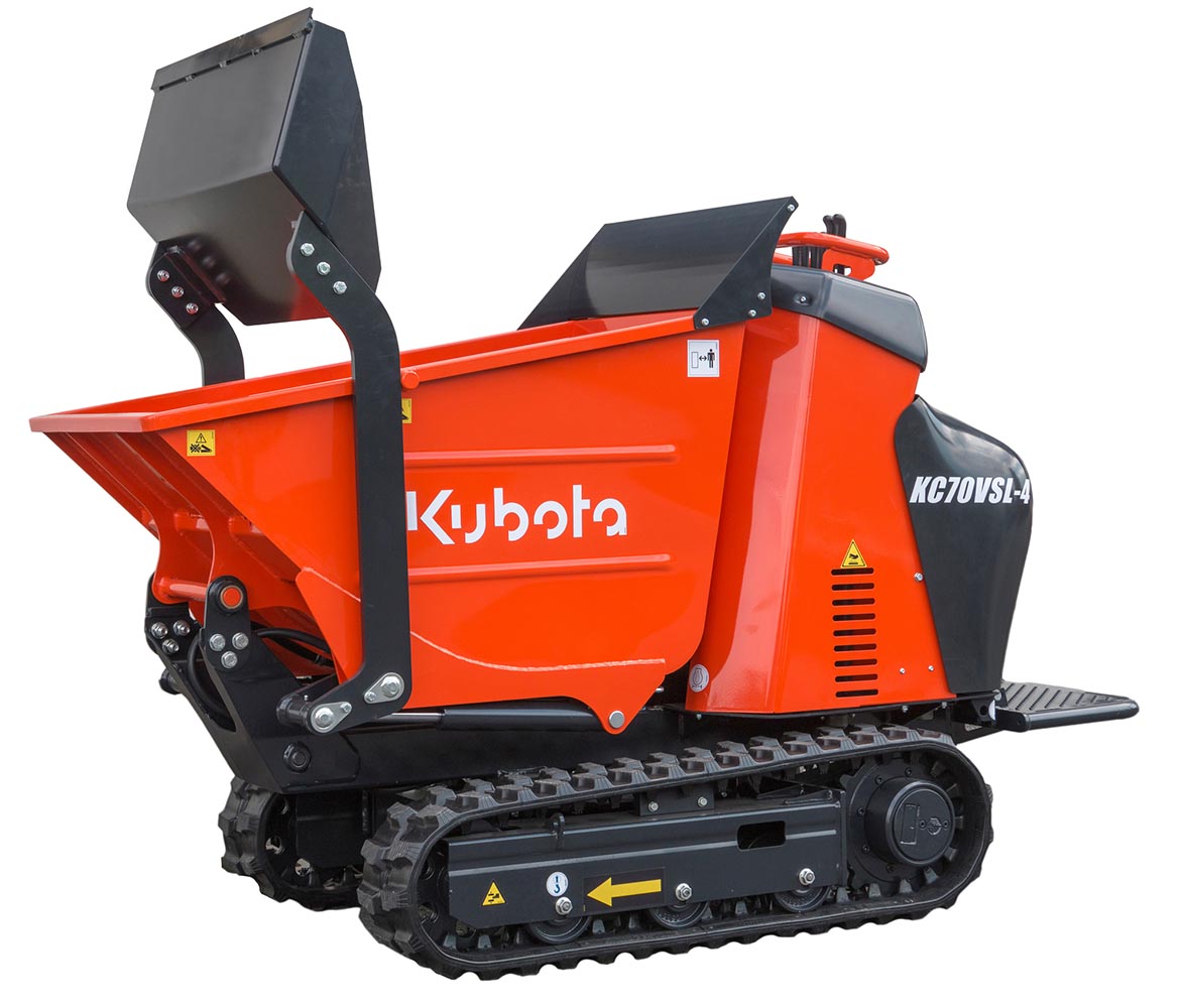 mini dumper de rastos kubota kc70vsl-4