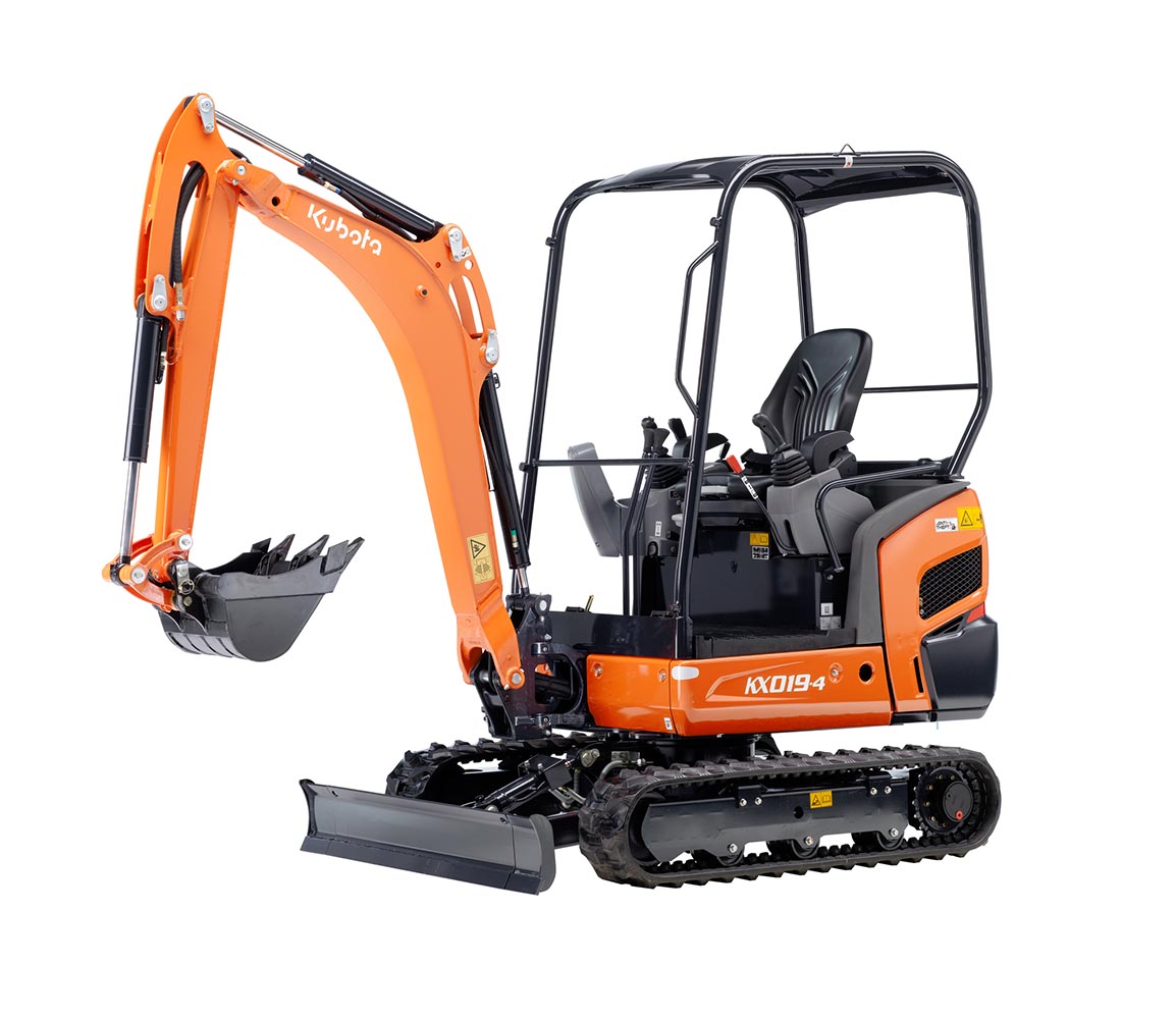 miniescavadora Kubota kx019-4 de 1.7 toneladas