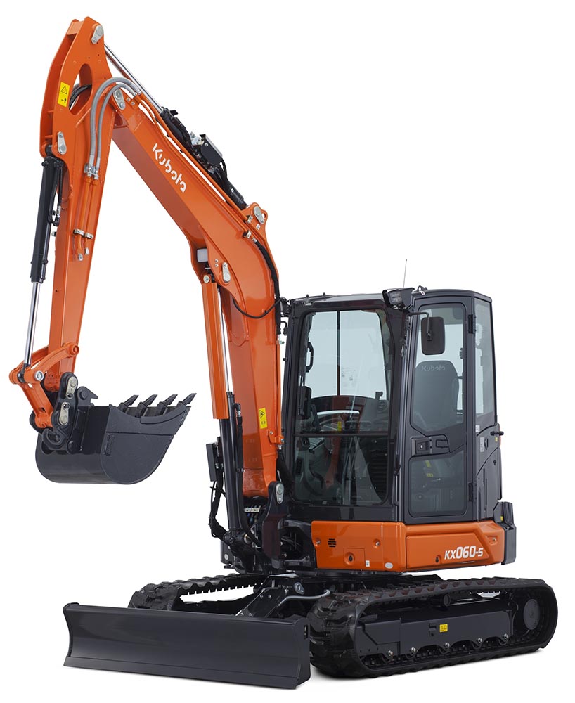 miniescavadora Kubota kx060-5 de 5 toneladas