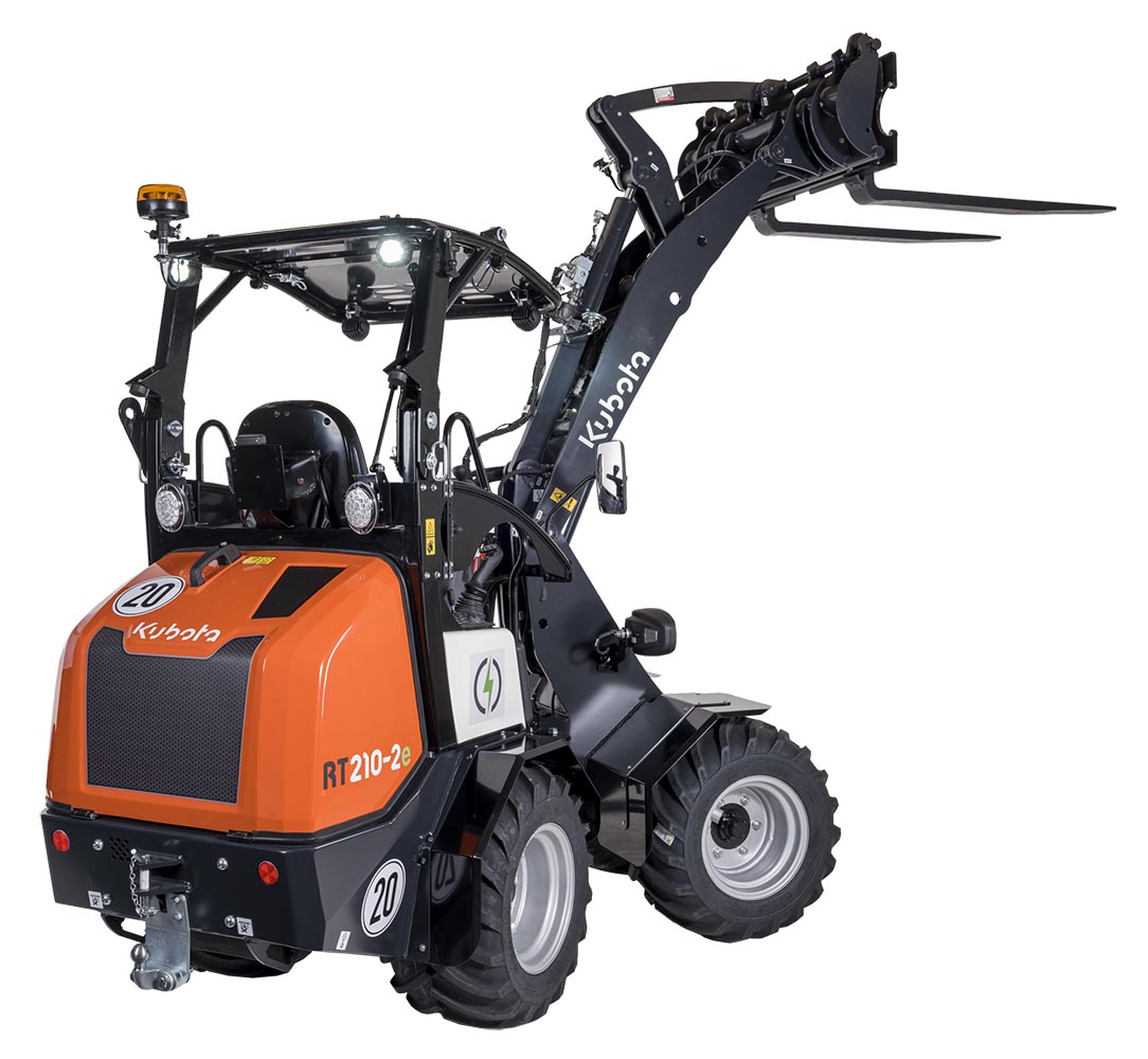 pá carregadora elétrica kubota