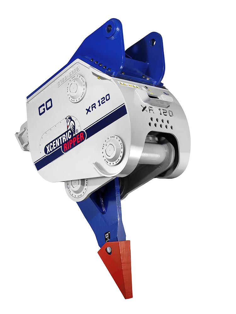 ripper xcentric xr120 para escavadoras de 100 a 150 toneladas