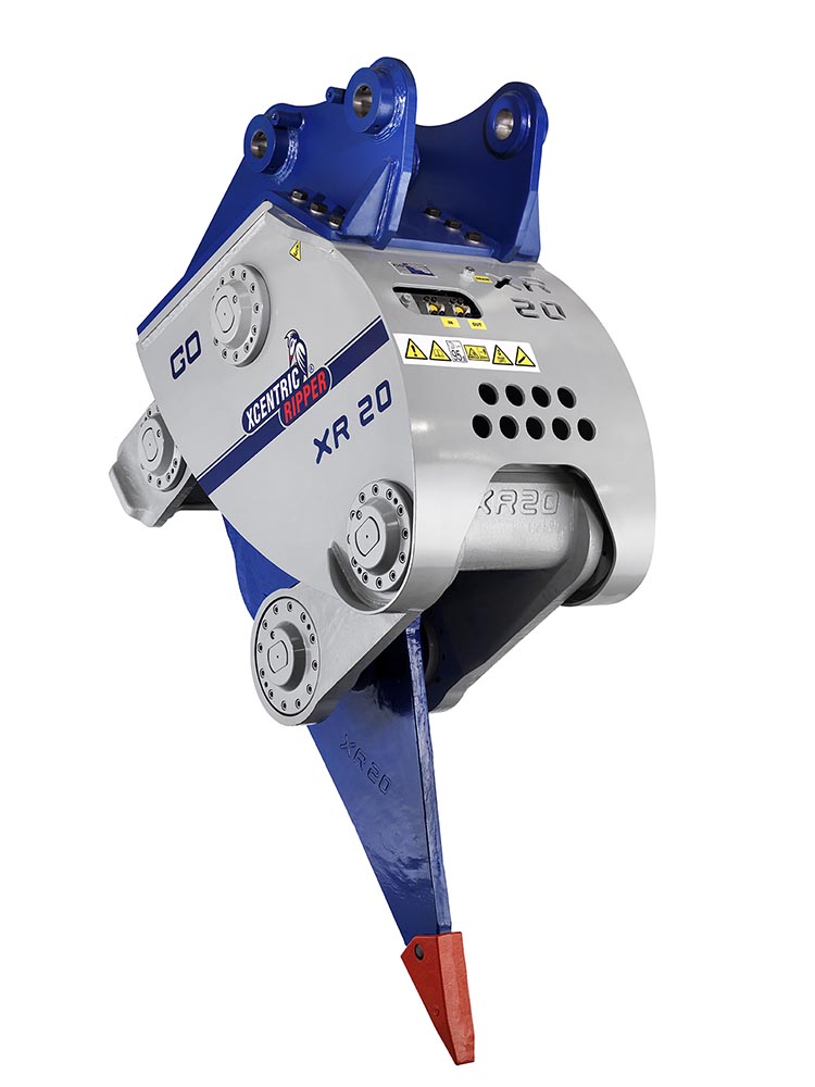 ripper xcentric xr20 para escavadoras de 18 a 24 toneladas