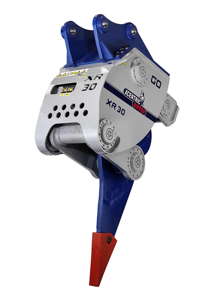 ripper xcentric xr30 para escavadoras de 24 a 30 toneladas
