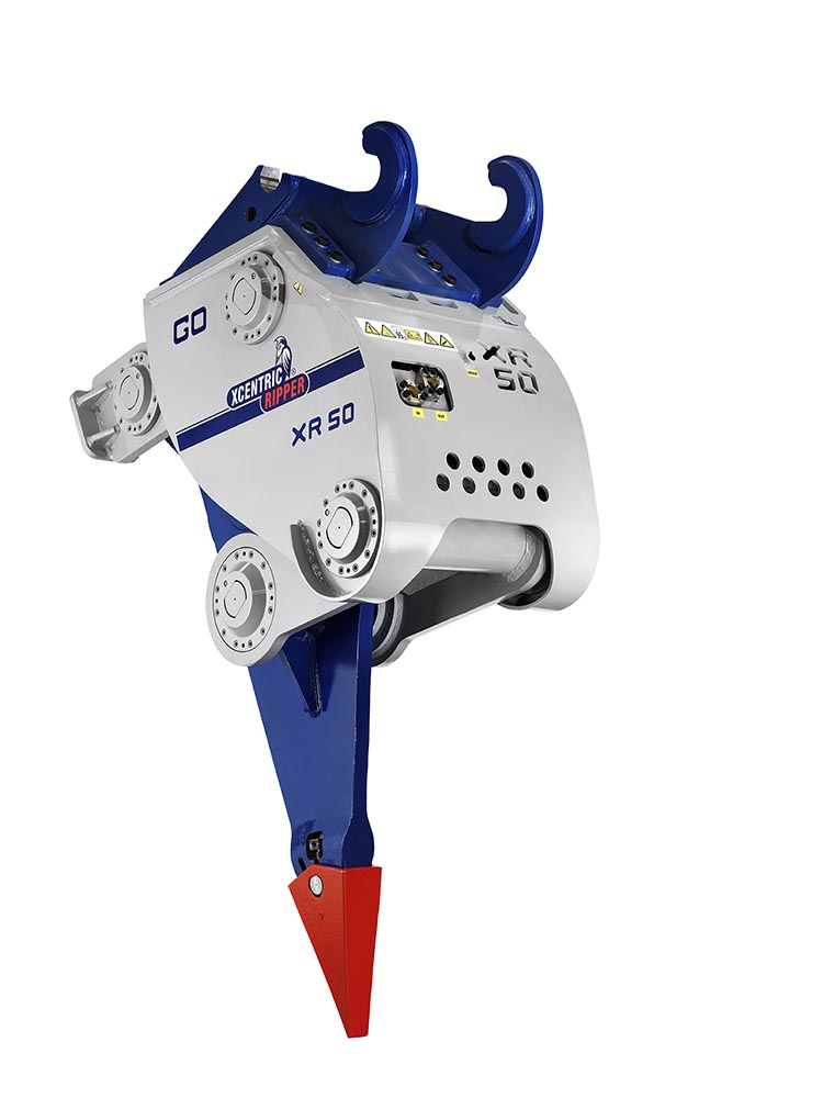 ripper xcentric xr50 para escavadoras de 42 a 55 toneladas
