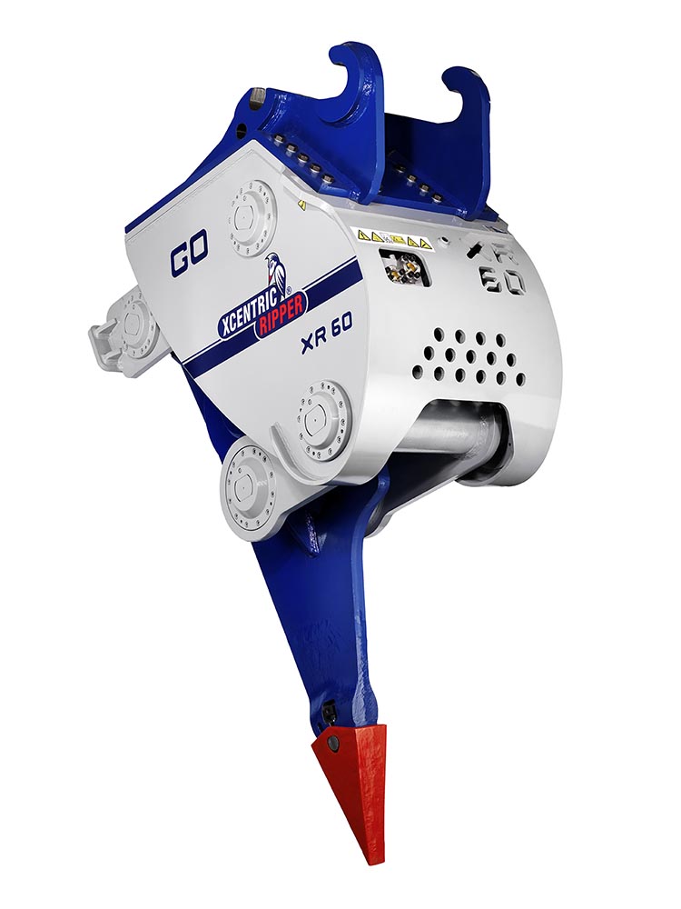 ripper xcentric xr60 para escavadoras de 55 a 70 toneladas