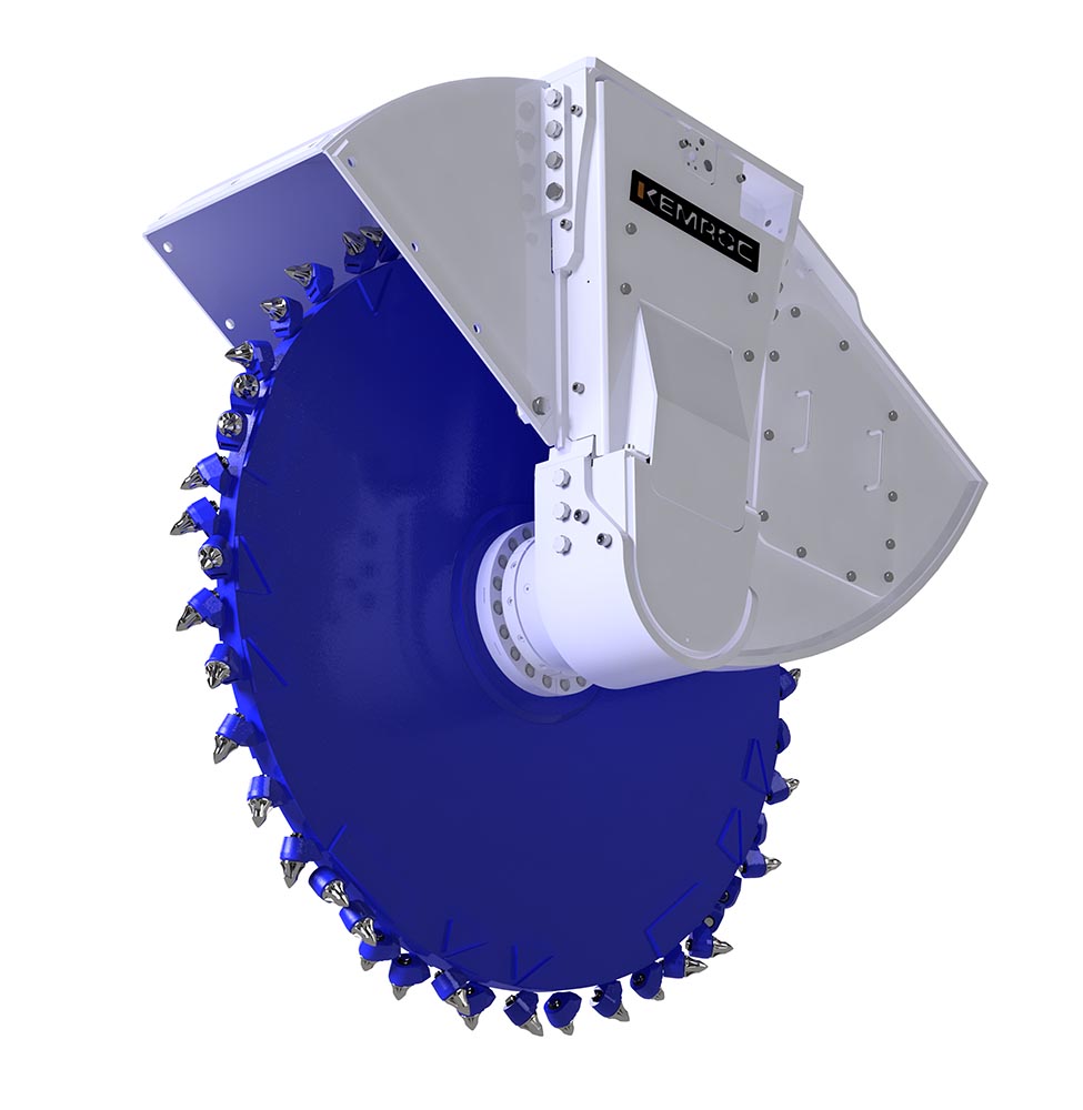 serra de corte com picas kemroc dmw 220 hd disco 800 para escavadoras de 40 a 60 toneladas