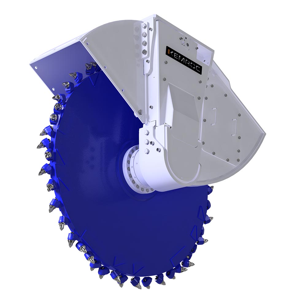 serra de corte com picas kemroc dmw 220 disco 1000 para escavadoras de 45 a 60 toneladas