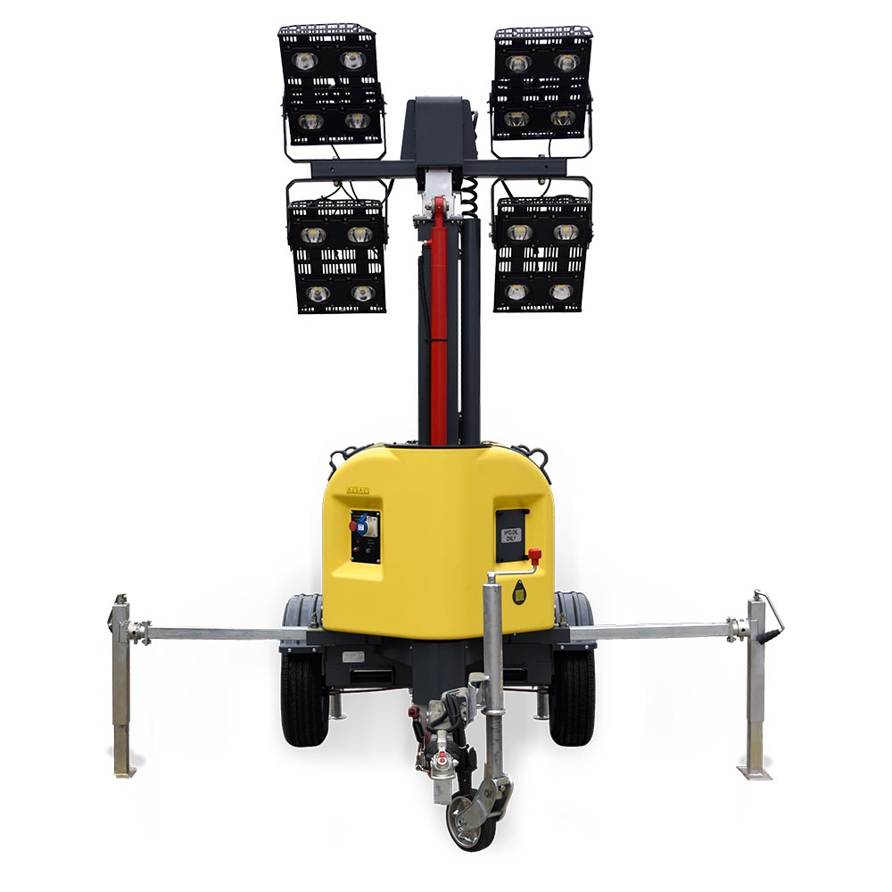 torre de iluminação a gasóleo paclite pl2000 eco led v6