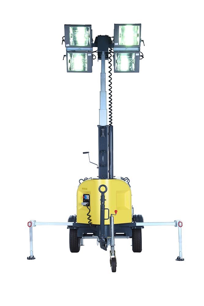 torre de iluminação a diesel paclite pl2500 smartlight