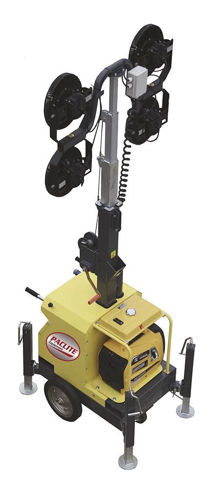 torre de iluminação híbrida paclite plug-in hybrid