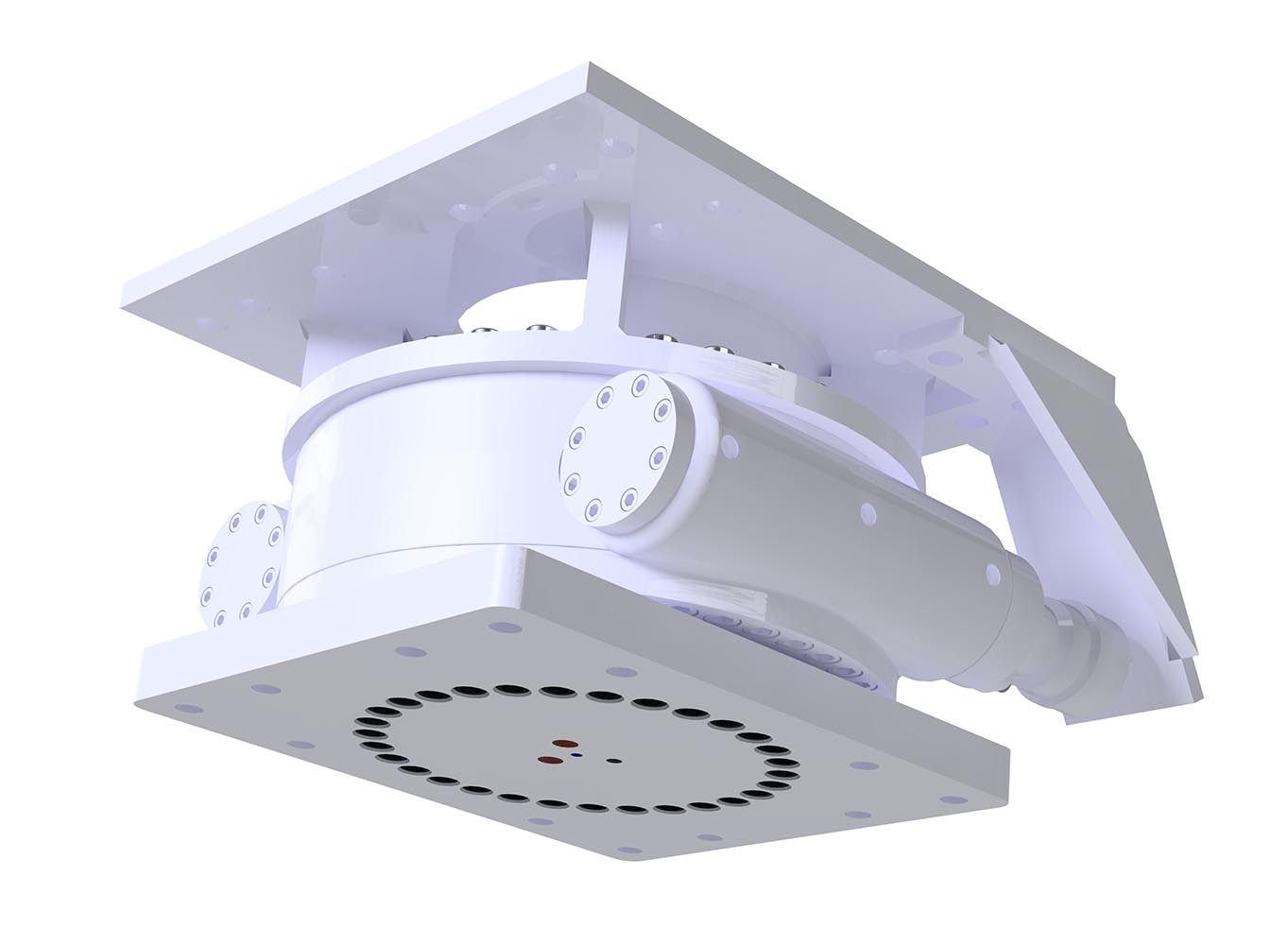 unidade de rotação para acessórios kemroc krm 20 para escavadoras de 2 a 6 toneladas