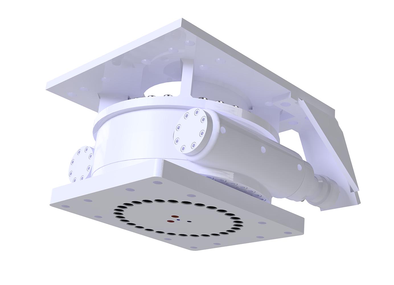 unidade de rotação para acessórios kemroc krm 35 para escavadoras de 7 a 15 toneladas