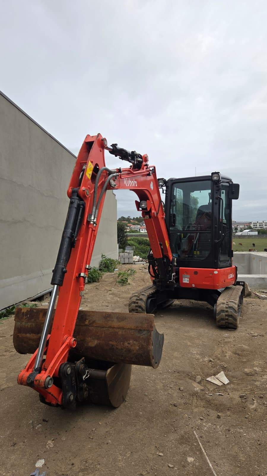 miniescavadora kubota u36-4 usada